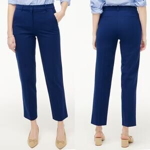 NWT J. Crew Factory Kallie Straight Leg‎ Pant Size 6 Navy Blue